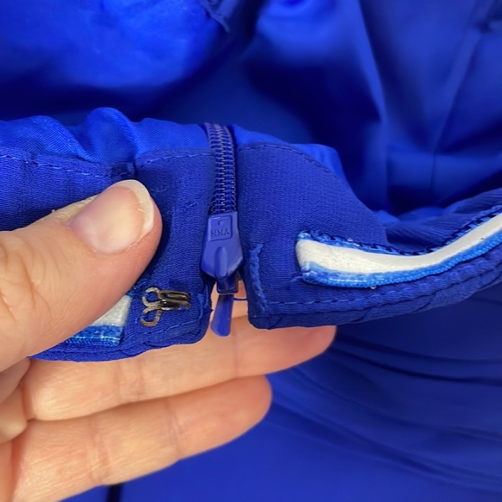 Bill Levkoff Royal Blue Strapless Chiffon Midi Bridesmaid Prom Formal Dress - 6 - Picture 4 of 8
